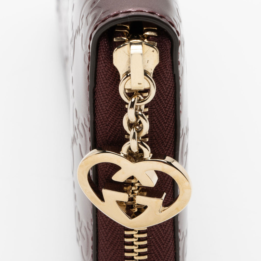 Gucci Guccissima Leather Zip Around Wallet
