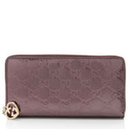 Gucci Guccissima Leather Zip Around Wallet