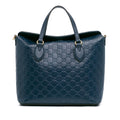 Gucci Guccissima Linea A Fold Over Satchel (SHG-rjrfyq)