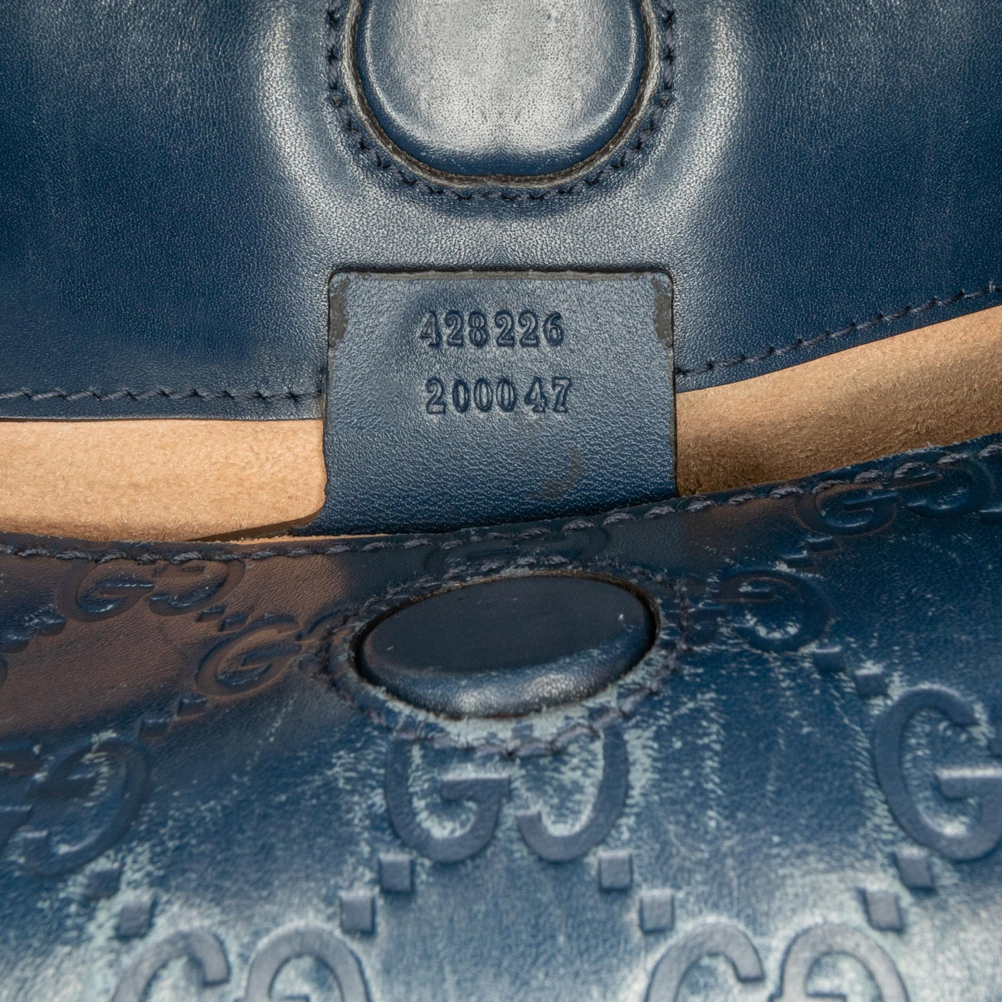 Gucci Guccissima Linea A Fold Over Satchel (SHG-rjrfyq)