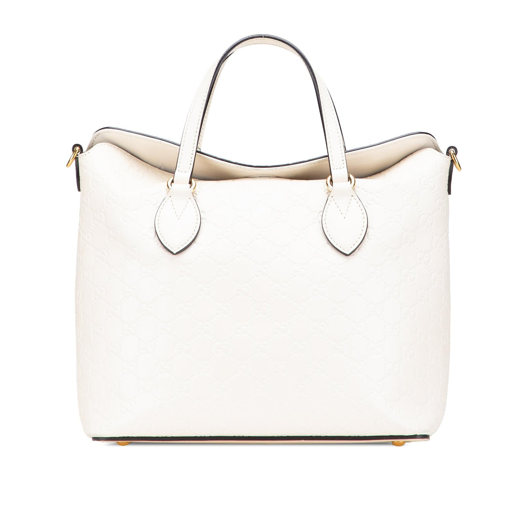 Gucci Guccissima Linea A Fold Over Satchel