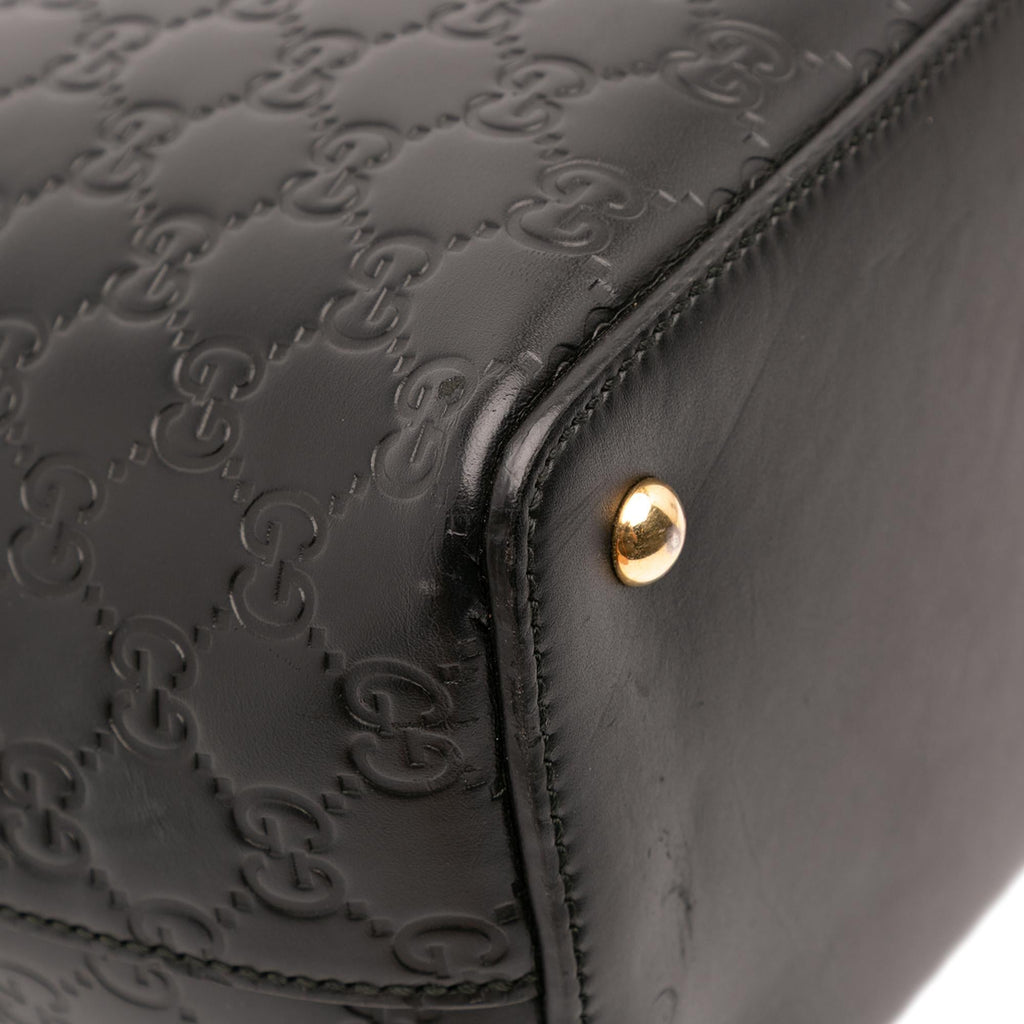 Gucci Guccissima Linea A Fold Over Satchel