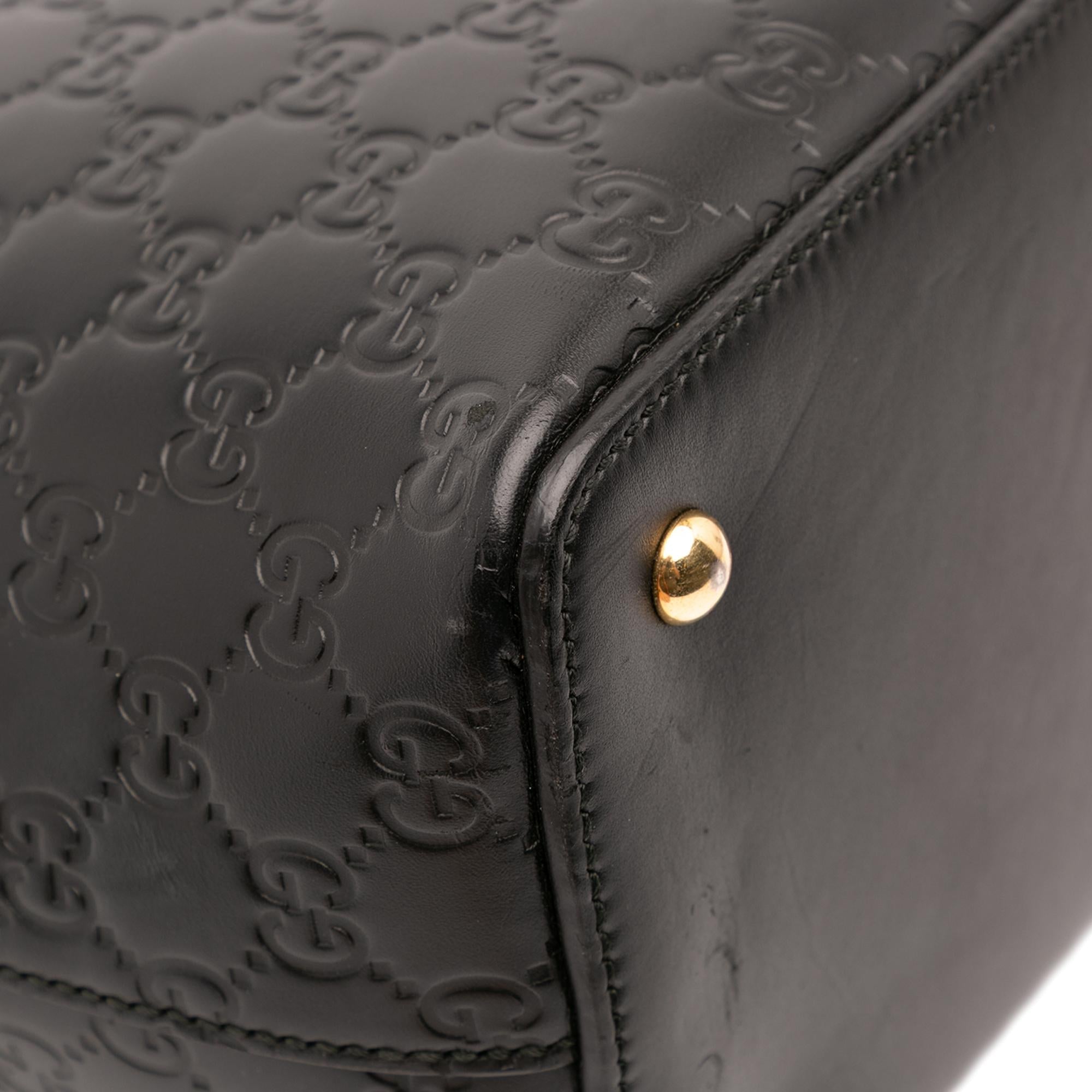 Gucci Guccissima Linea A Fold Over Satchel