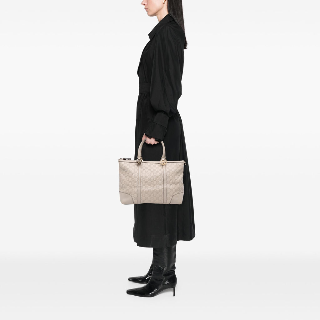 Gucci Guccissima Lovely Heart Tote