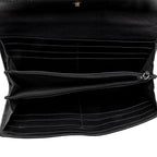 Gucci Guccissima Metallic Leather Bree Continental Wallet (SHF-17998)