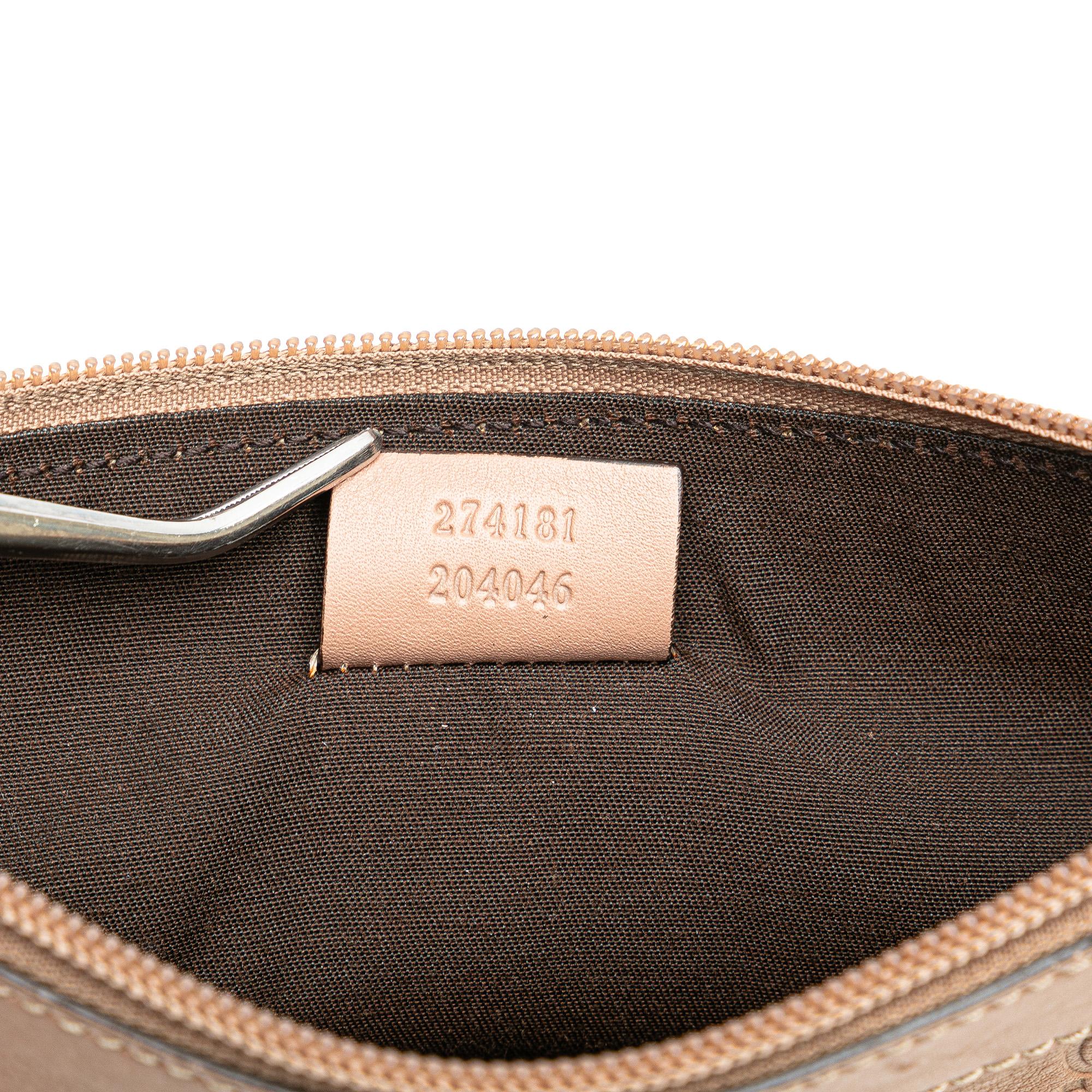 Gucci Guccissima New Britt Wristlet Pouch