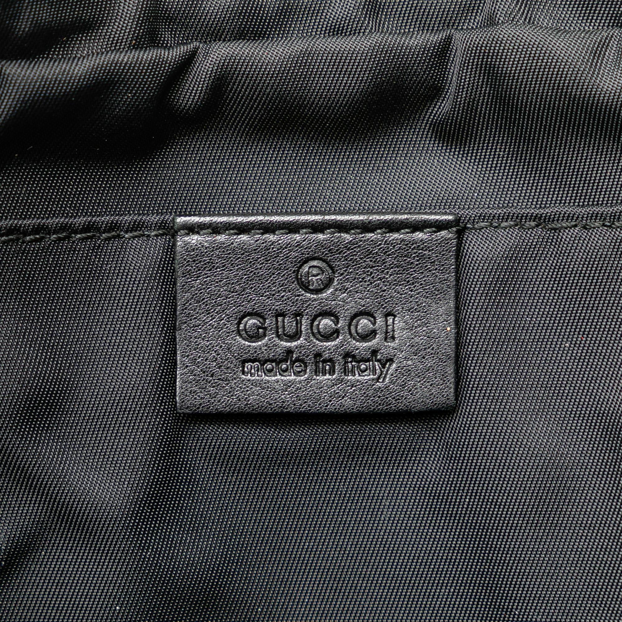 Gucci Guccissima Nylon Trim Belt Bag