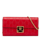 Gucci Guccissima Padlock Wallet On Chain