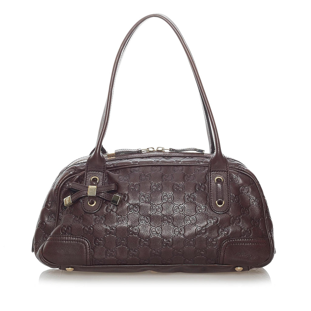 Gucci Guccissima Princy Leather Shoulder Bag (SHG-30624)
