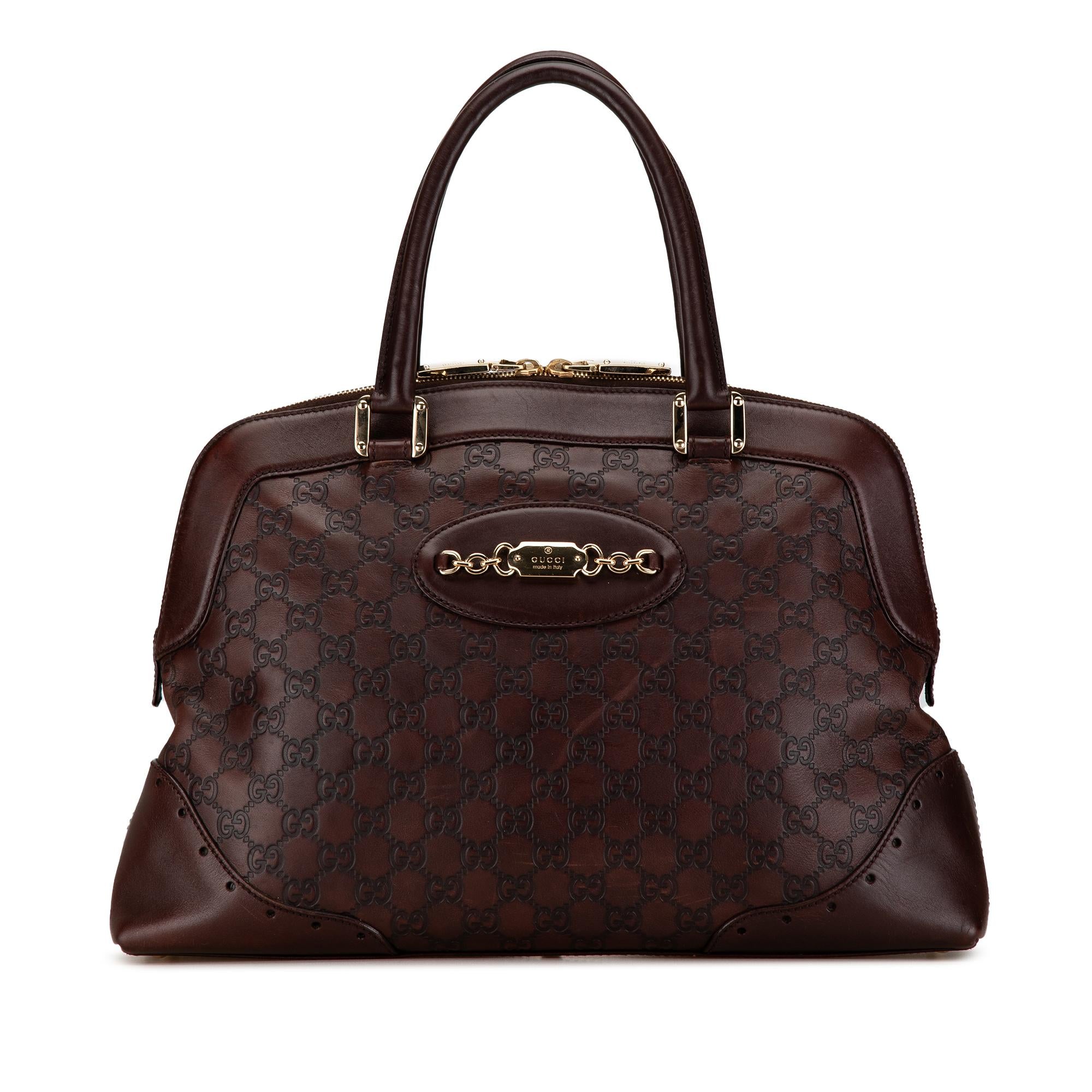 Gucci Guccissima Punch Handbag (SHG-b0sszg)
