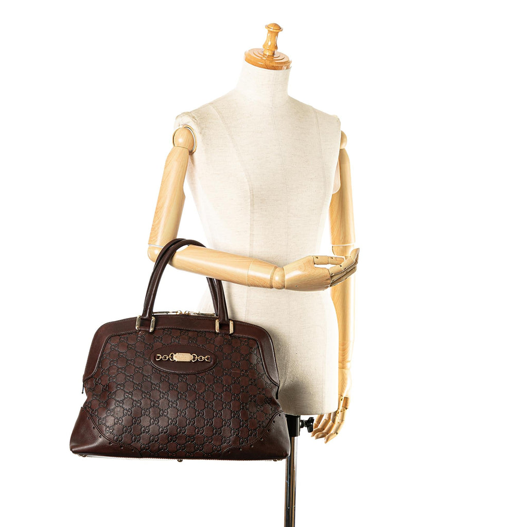 Gucci Guccissima Punch Handbag (SHG-b0sszg)