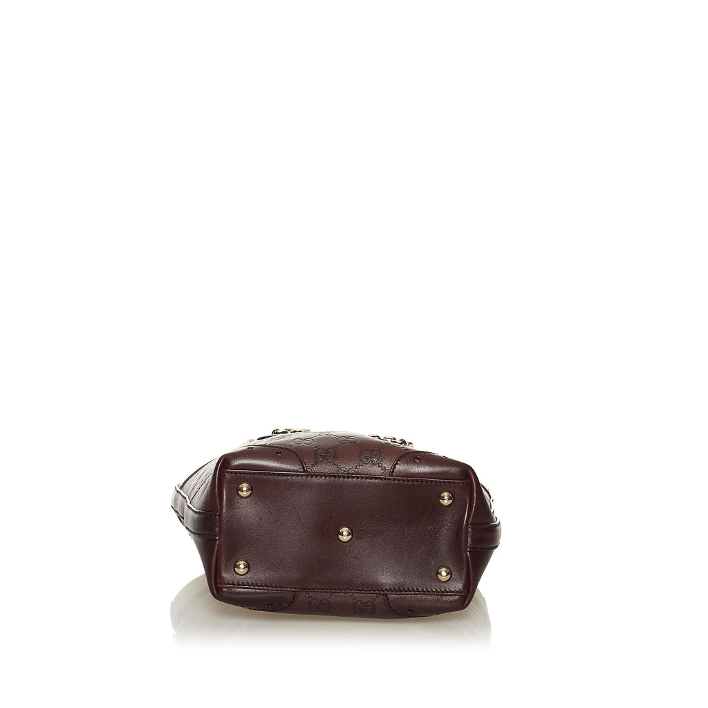 Gucci Guccissima Punch Leather Tote Bag (SHG-34930)