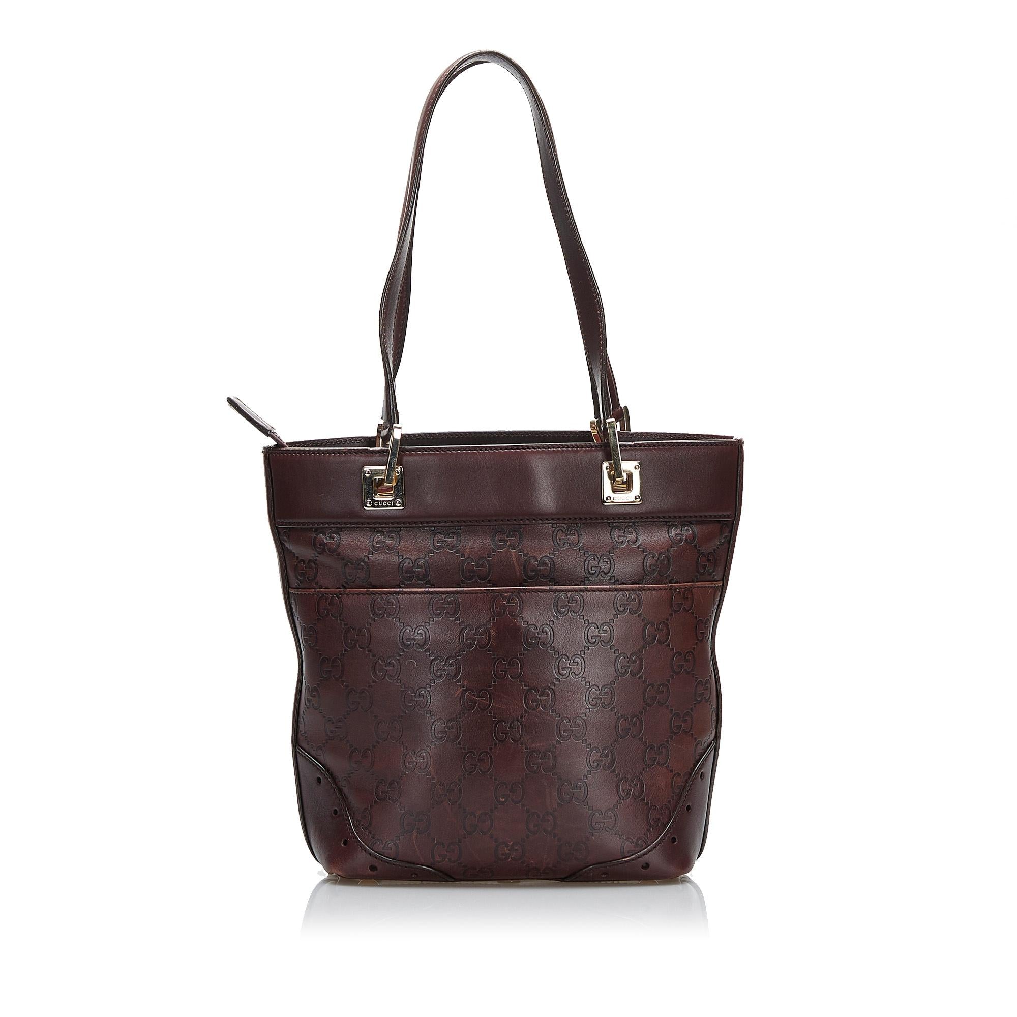 Gucci Guccissima Punch Tote Bag (SHG-UATYgN)
