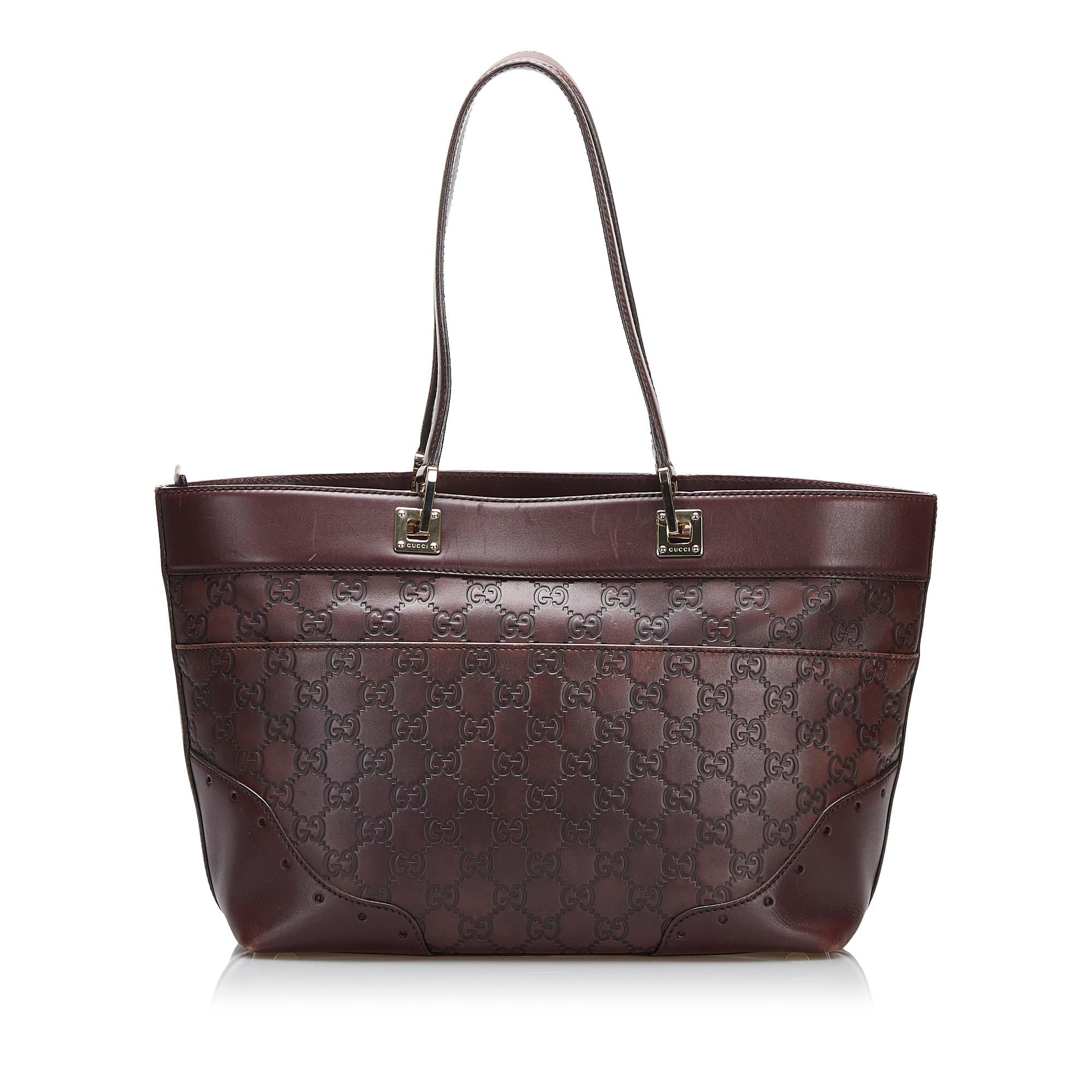 Gucci Guccissima Punch Tote (SHG-leJtbd)