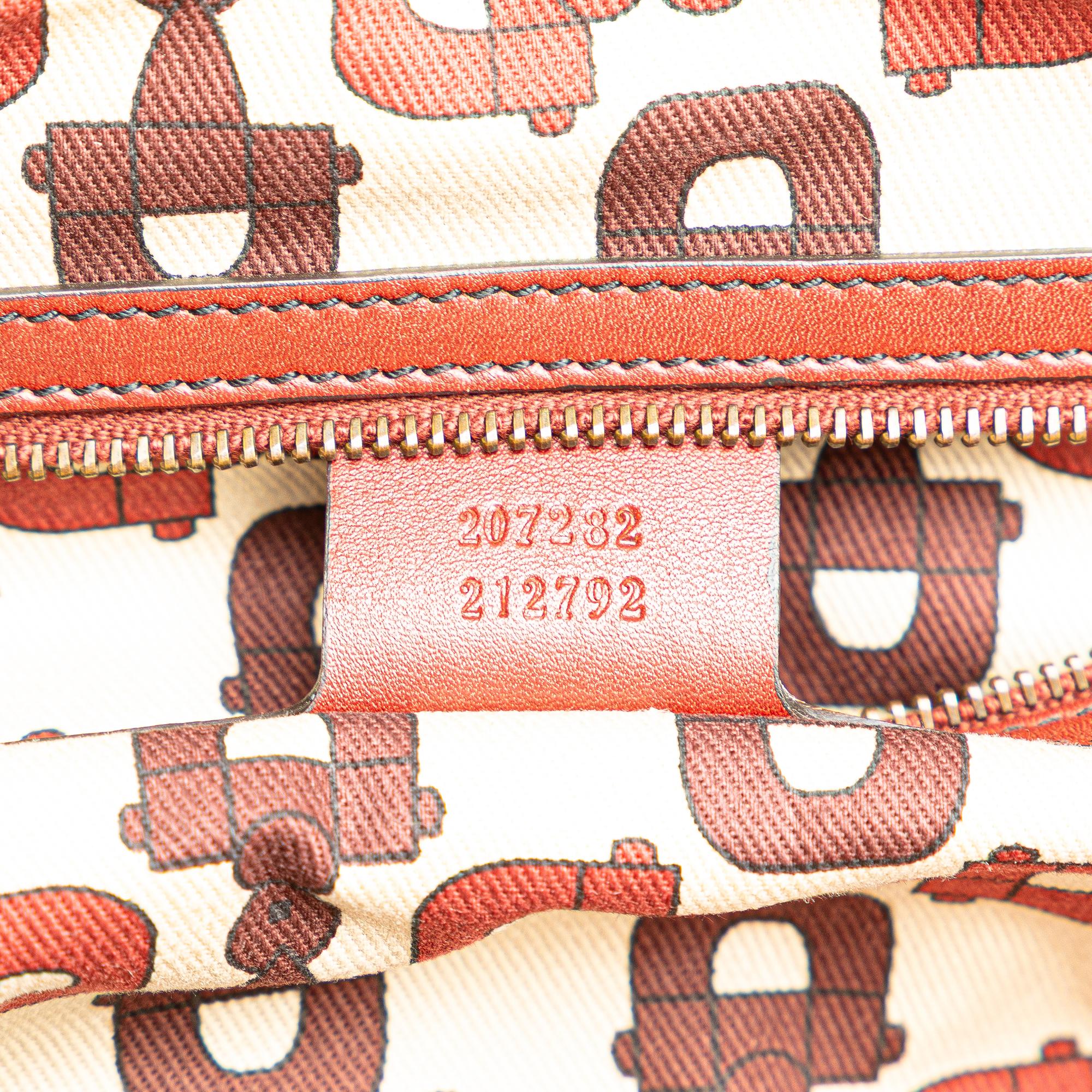 Gucci Guccissima Studded Babouska Satchel