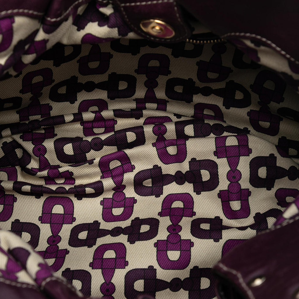 Gucci Guccissima Studded Pelham Hobo