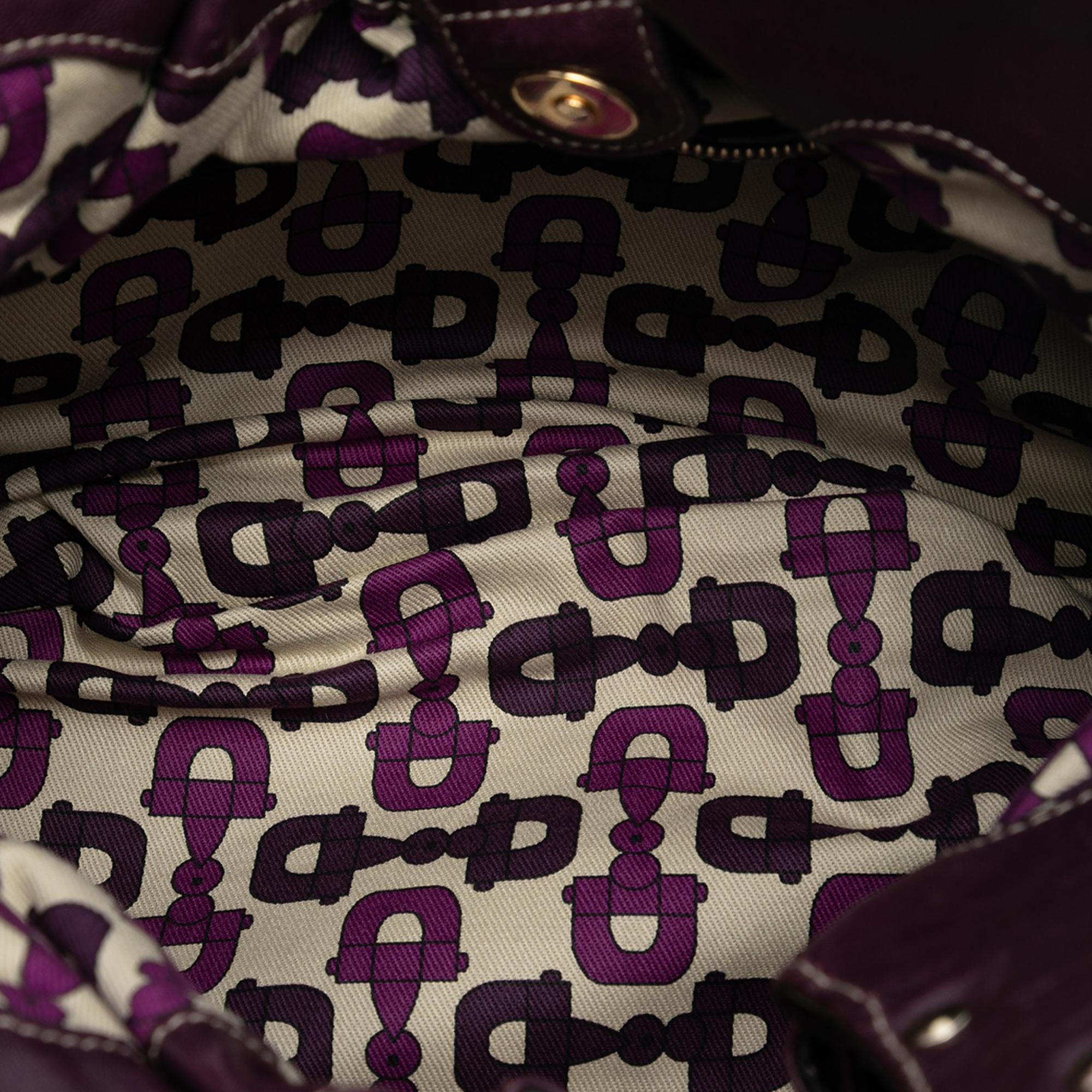 Gucci Guccissima Studded Pelham Hobo