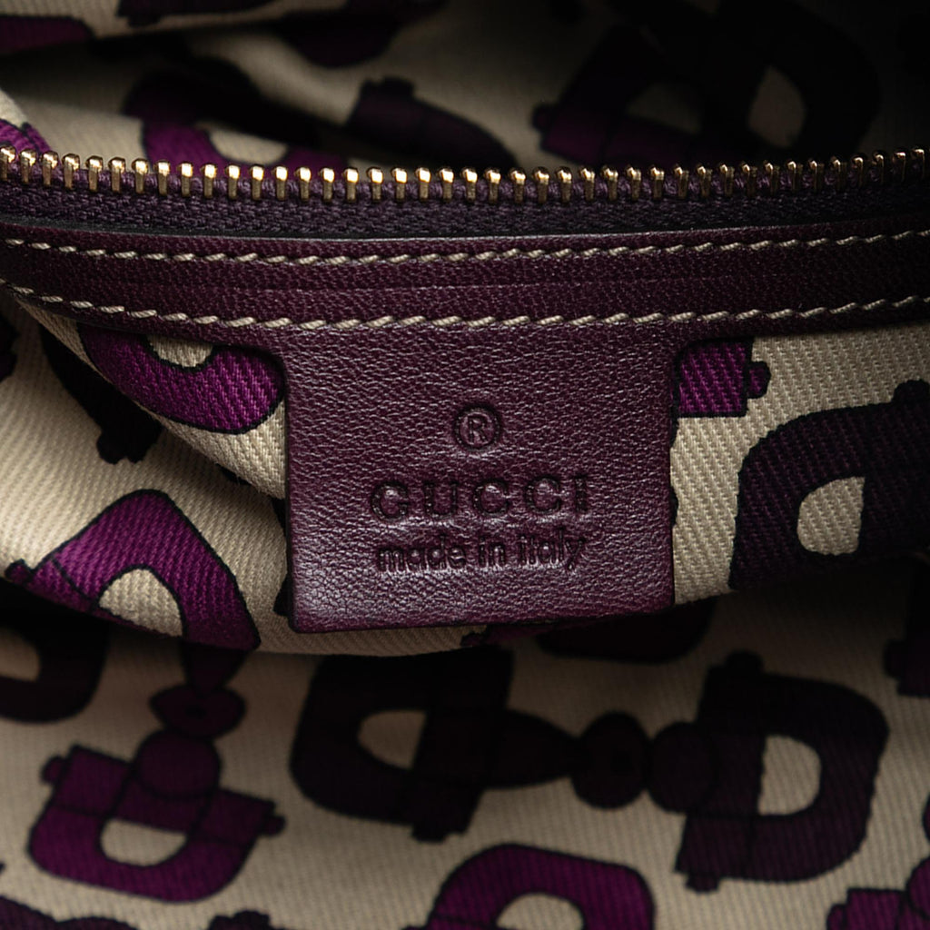 Gucci Guccissima Studded Pelham Hobo
