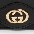 Gucci Guccissima Leather Interlocking G Card Case (SHF-g3aB9I)