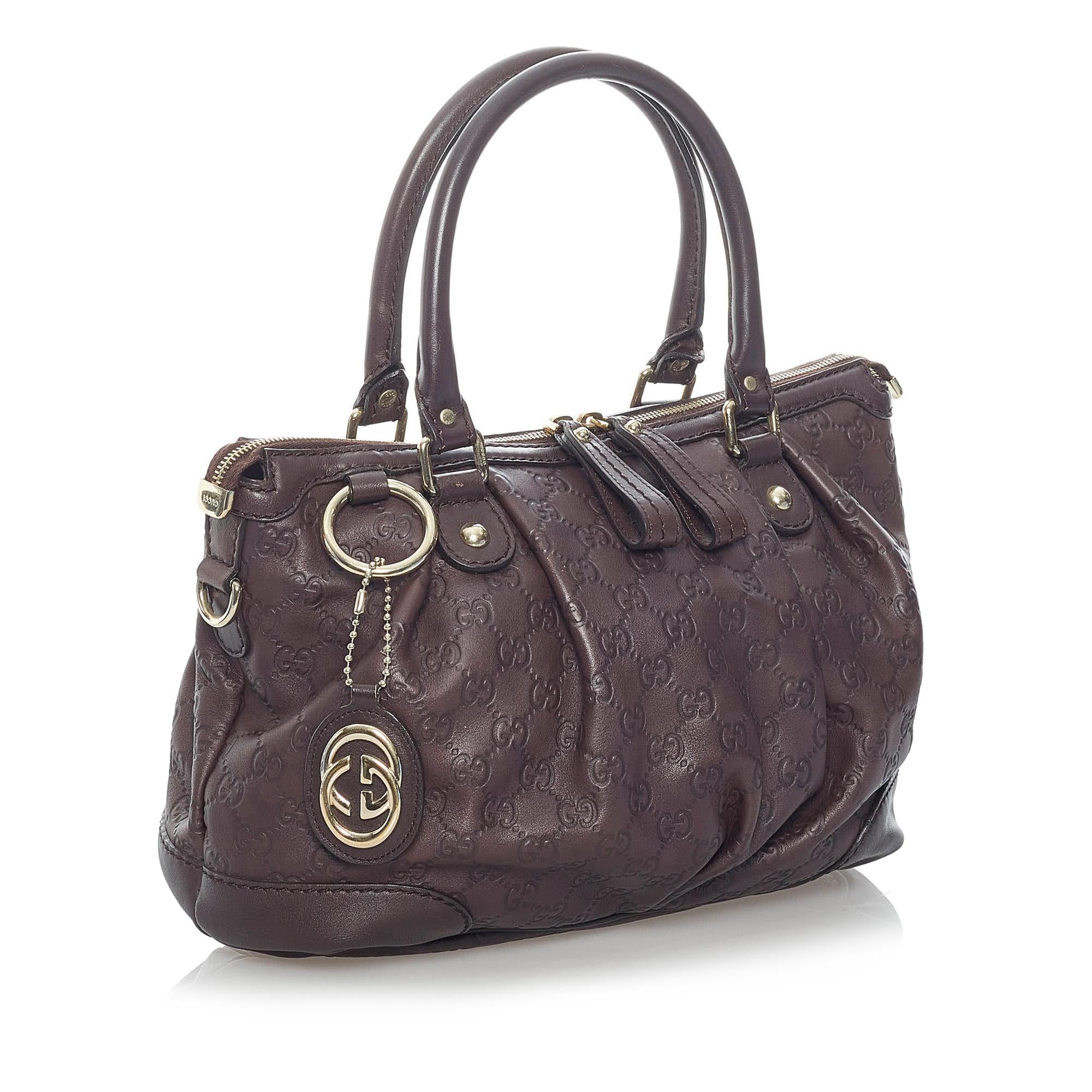 Gucci Guccissima Sukey Handbag (SHG-31118)
