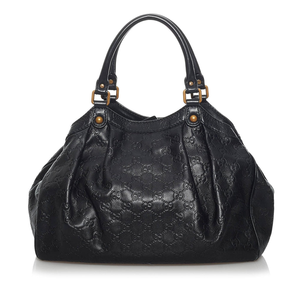 Gucci Guccissima Sukey Handbag (SHG-33706)