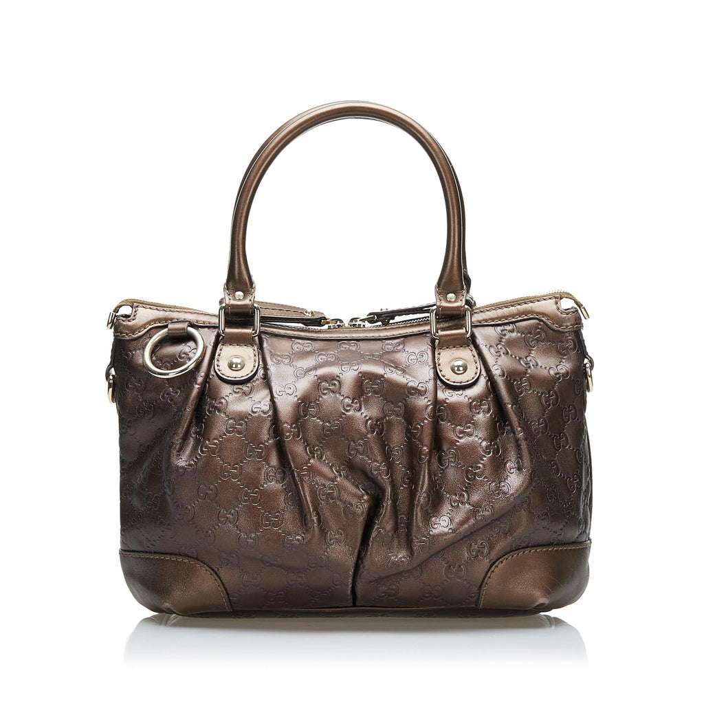 Gucci Guccissima Sukey Handbag (SHG-37359)