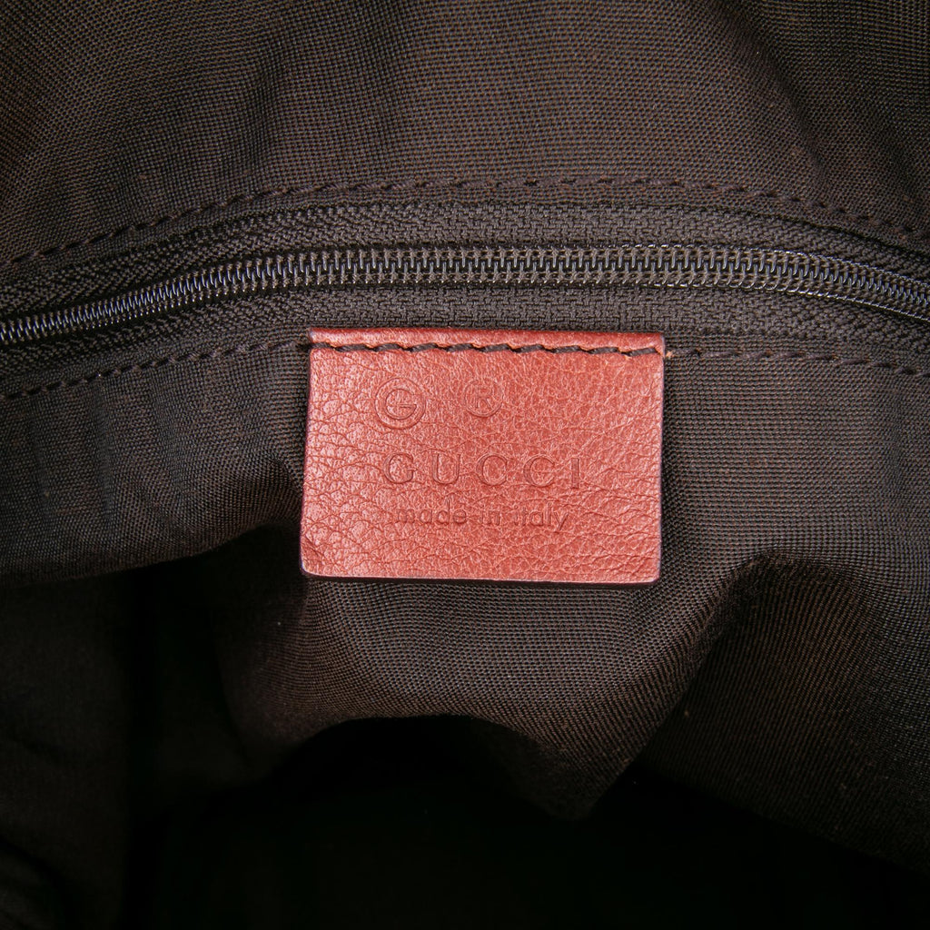 Gucci Guccissima Tender Bamboo Bar Tote