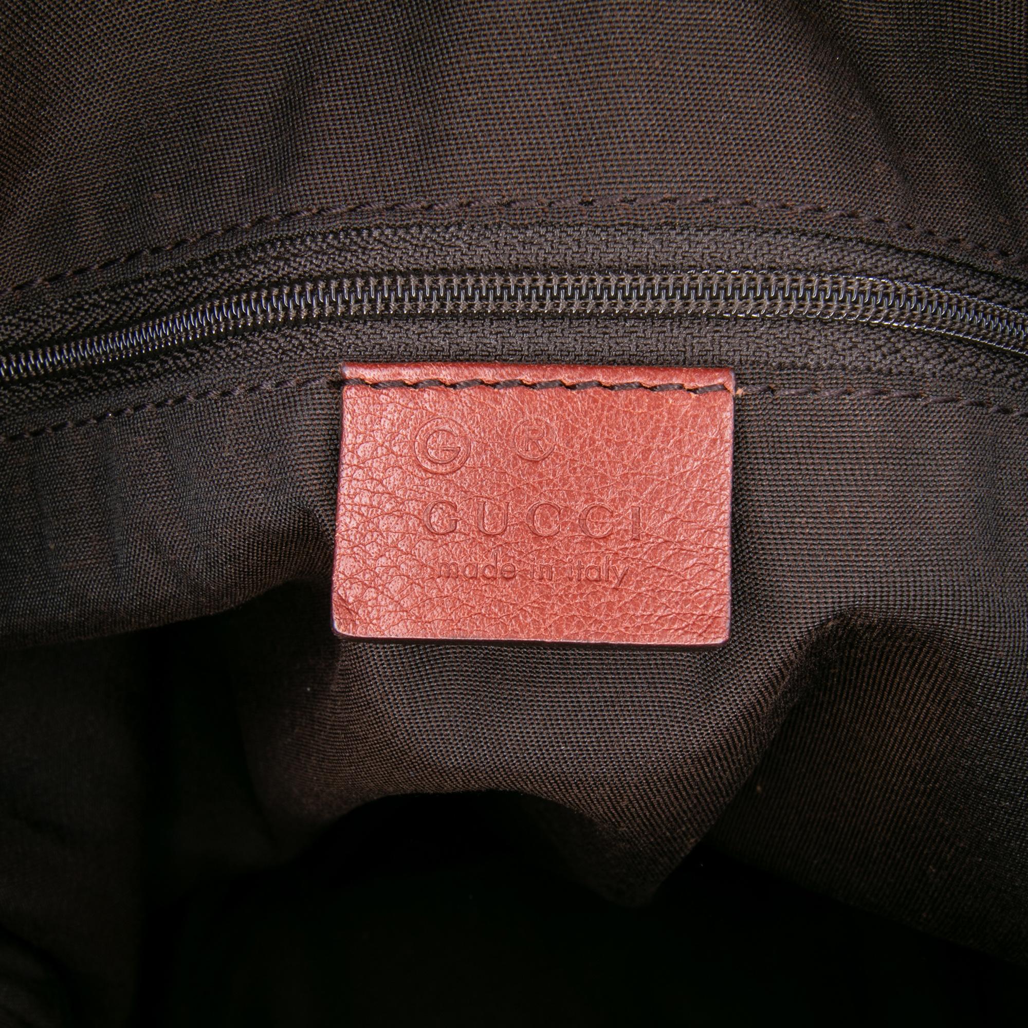 Gucci Guccissima Tender Bamboo Bar Tote