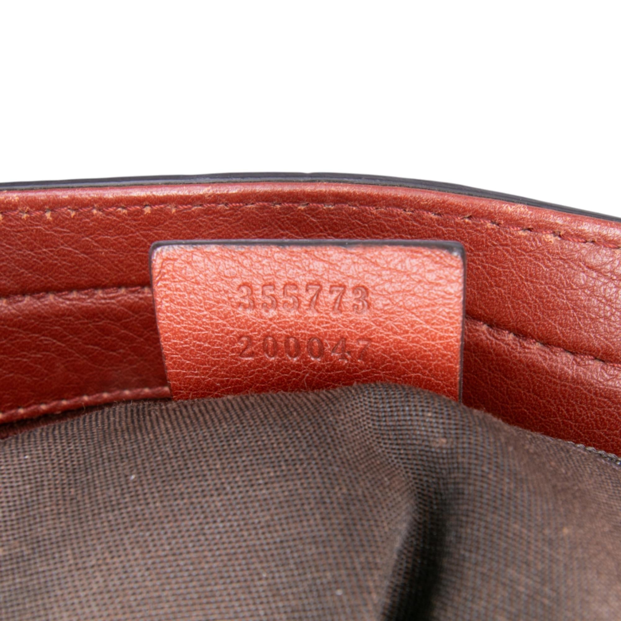 Gucci Guccissima Tender Bamboo Bar Tote