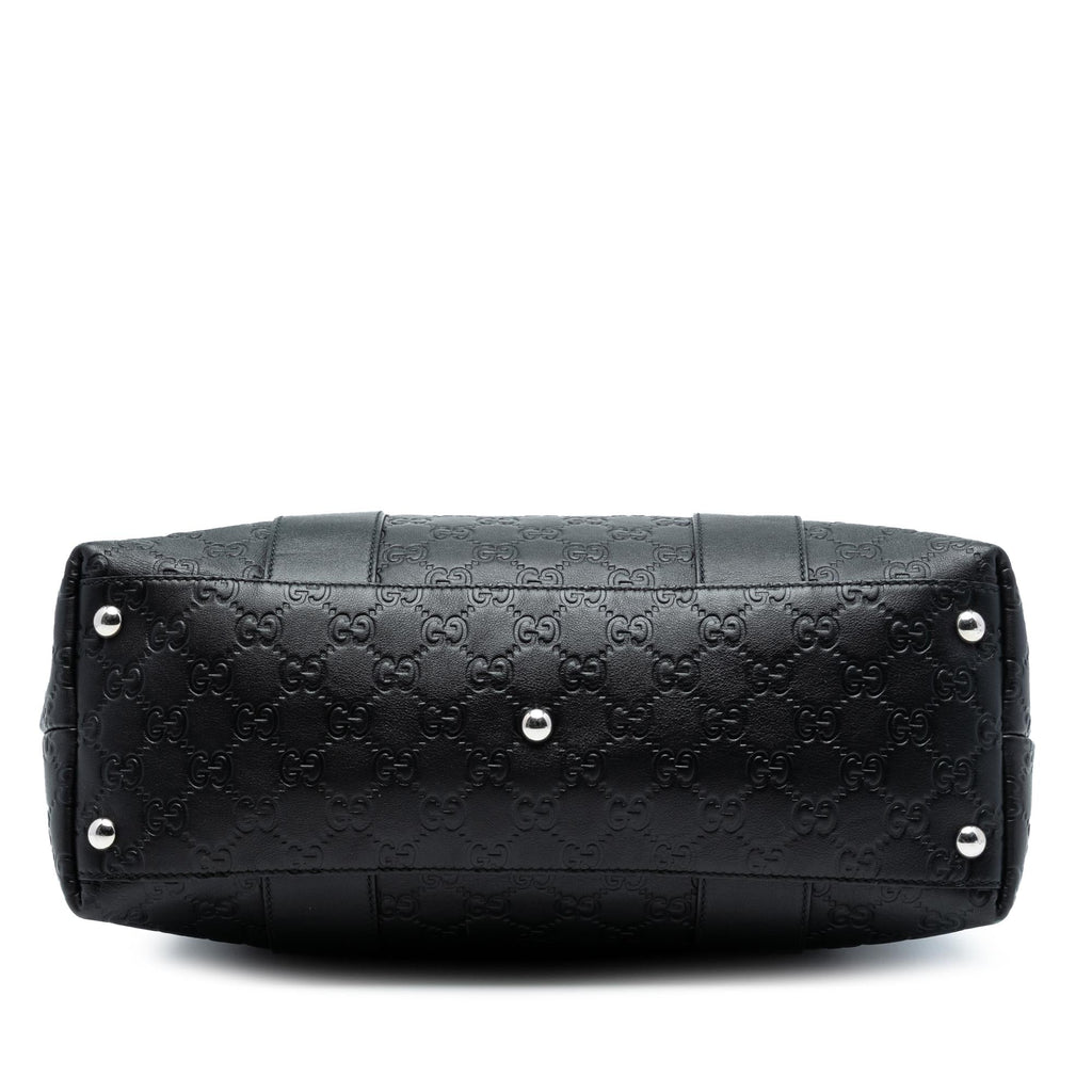 Gucci Guccissima Tender Bamboo Bar Tote