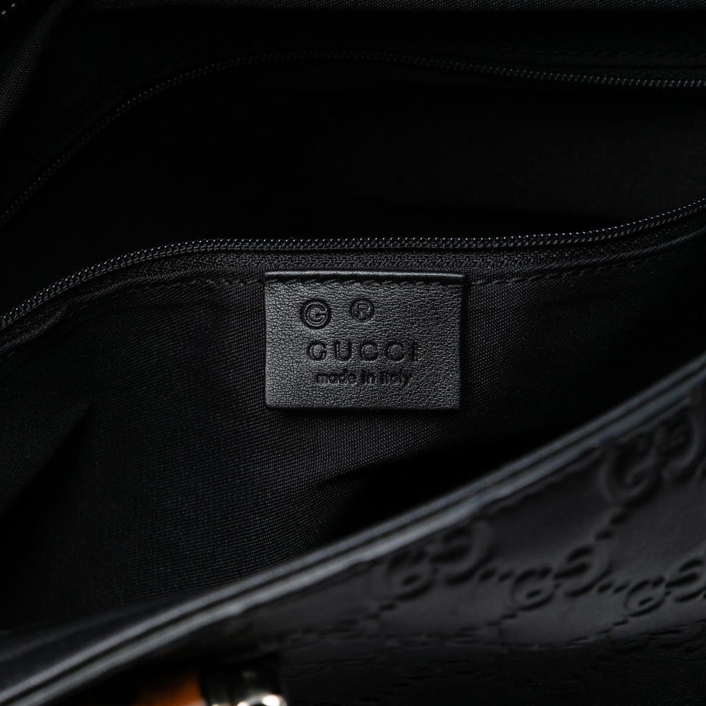 Gucci Guccissima Tender Bamboo Bar Tote