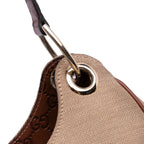Gucci Guccissima Trimmed Canvas Colbert Shoulder Bag