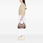 Gucci Guccissima Trimmed Canvas Colbert Shoulder Bag