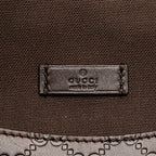 Gucci Guccissima Trimmed Canvas Shoulder Bag