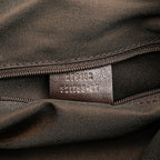 Gucci Guccissima Trimmed Canvas Shoulder Bag