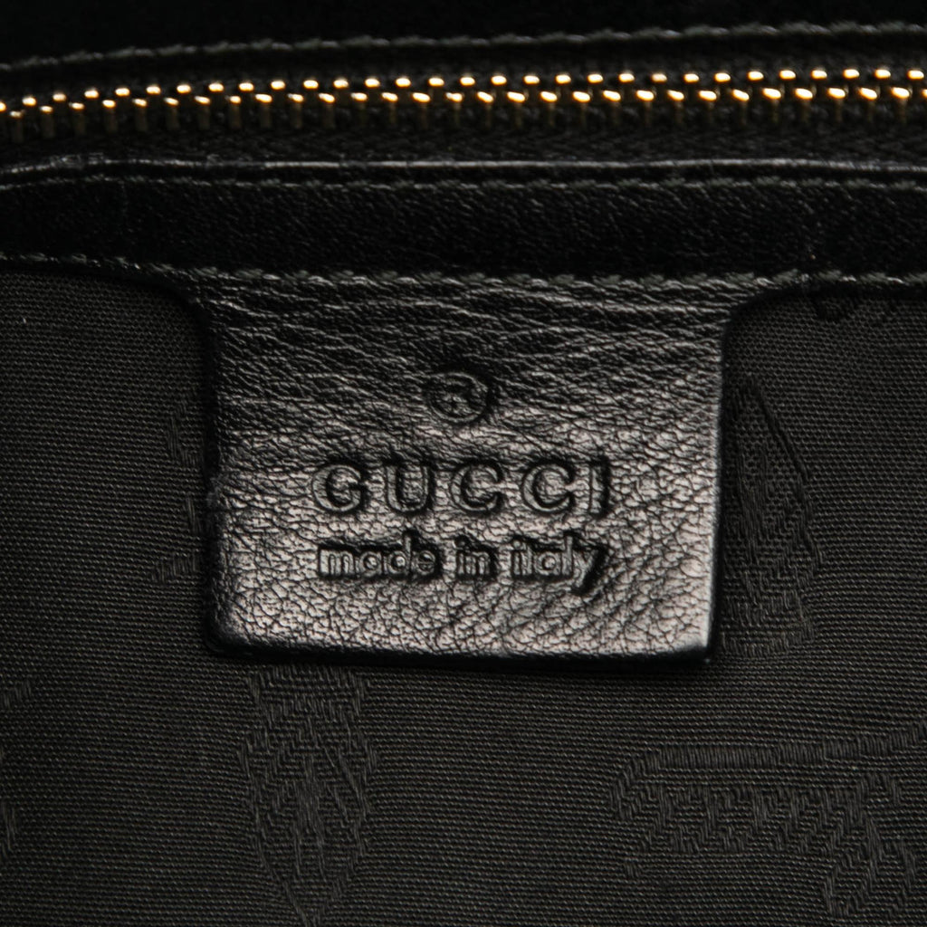 Gucci Guccissima Trimmed Leather Charlotte Crossbody