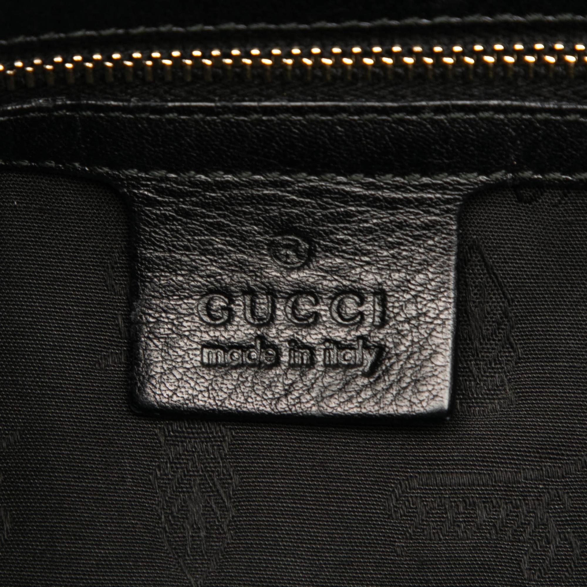 Gucci Guccissima Trimmed Leather Charlotte Crossbody