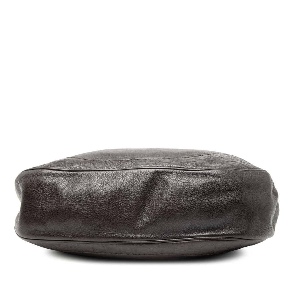 Gucci Guccissima Trimmed Leather Charlotte Crossbody