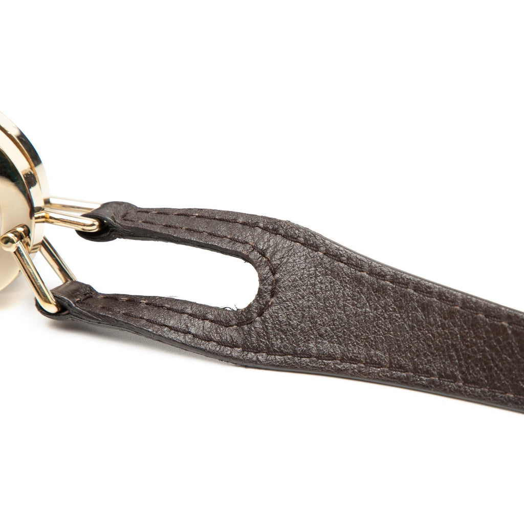 Gucci Guccissima Trimmed Leather Charlotte Crossbody