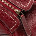 Gucci Guccissima Trimmed Leather Signoria Handbag