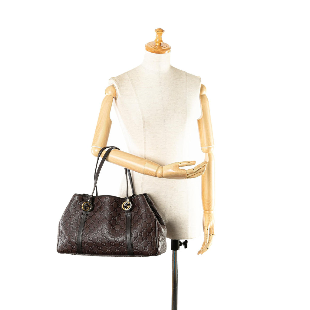 Gucci Guccissima Twins Tote (SHG-gzoPWz)