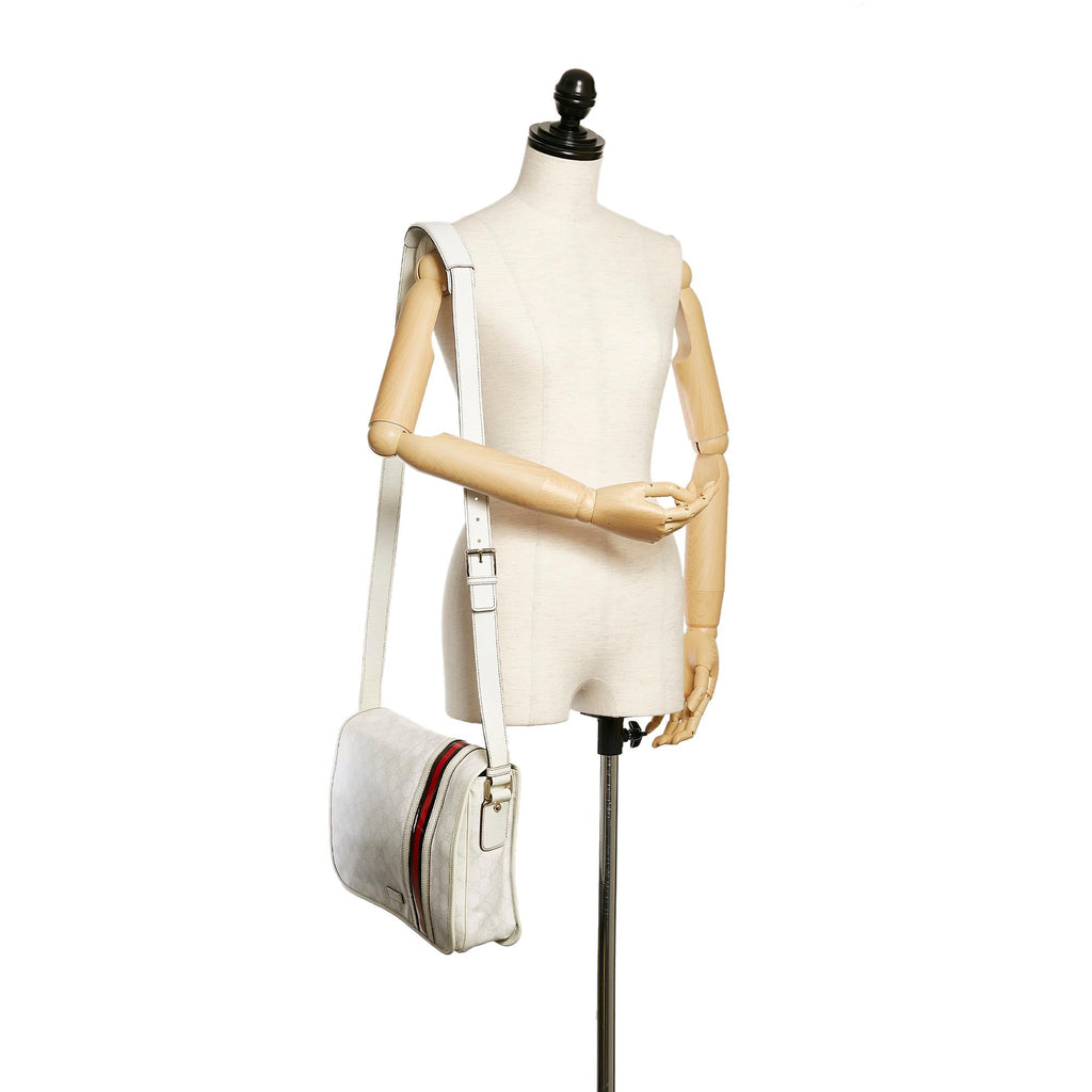 Gucci Guccissima Web Crossbody Bag (SHG-28381)