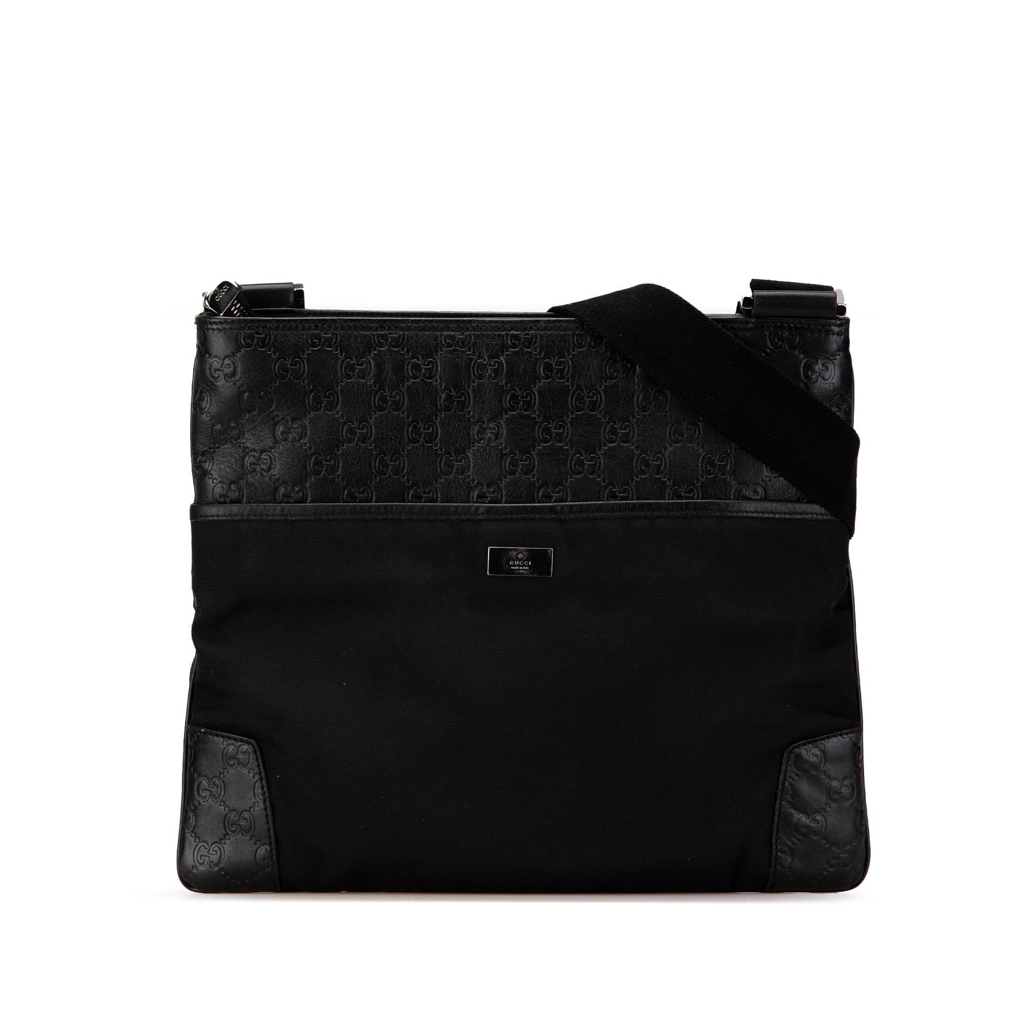 Gucci Guccissima and Nylon Crossbody