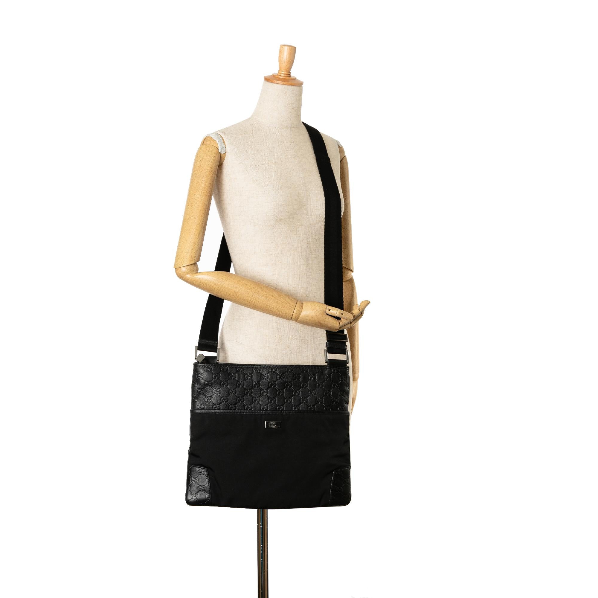 Gucci Guccissima and Nylon Crossbody