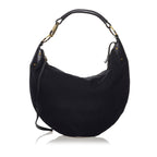 Gucci Half Moon Canvas Hobo Bag (SHG-33144)