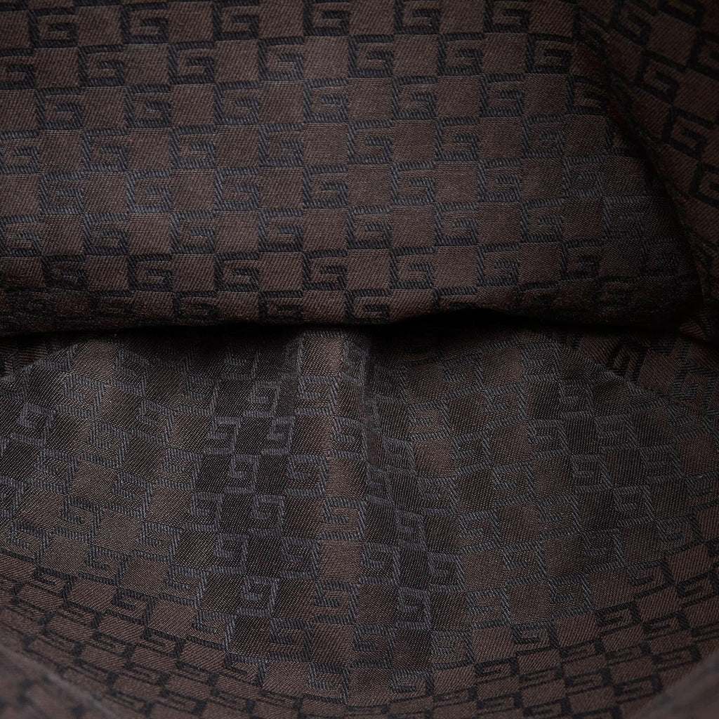 Gucci Half Moon Leather Hobo Bag (SHG-33723)