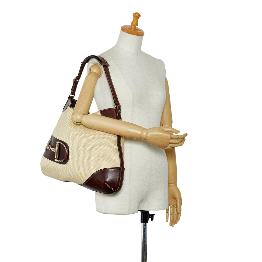 Gucci Hasler Canvas Hobo (SHG-uedmVV)