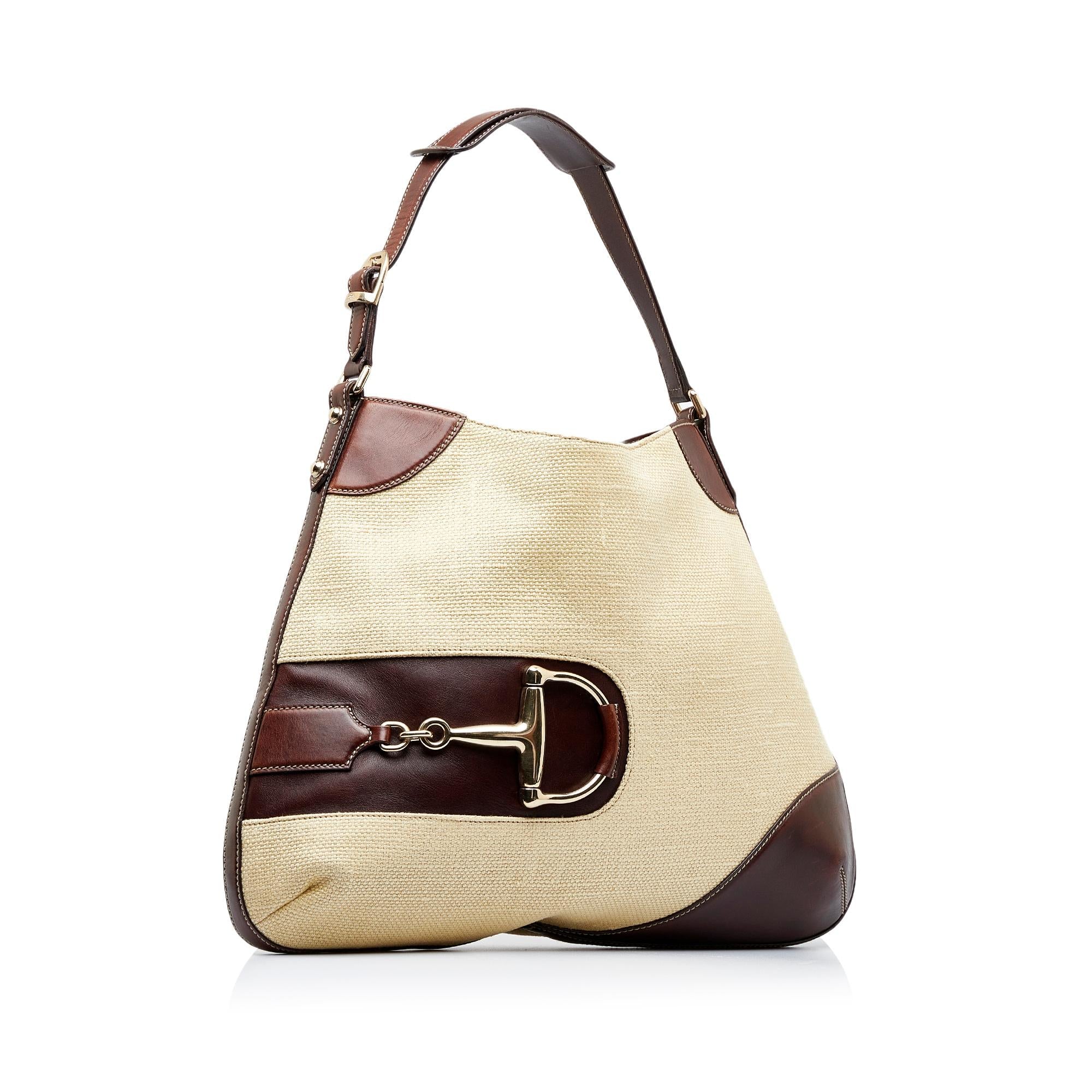Gucci Hasler Canvas Hobo (SHG-uedmVV)