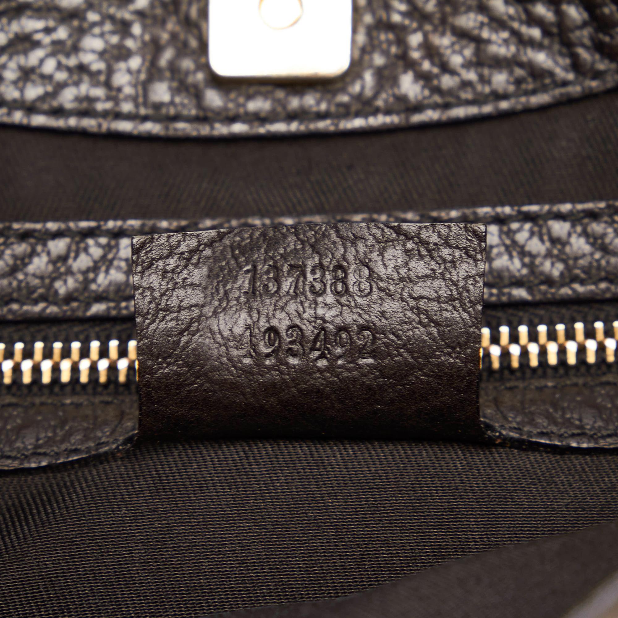 Gucci Hasler Leather Hobo Bag (SHG-30332)