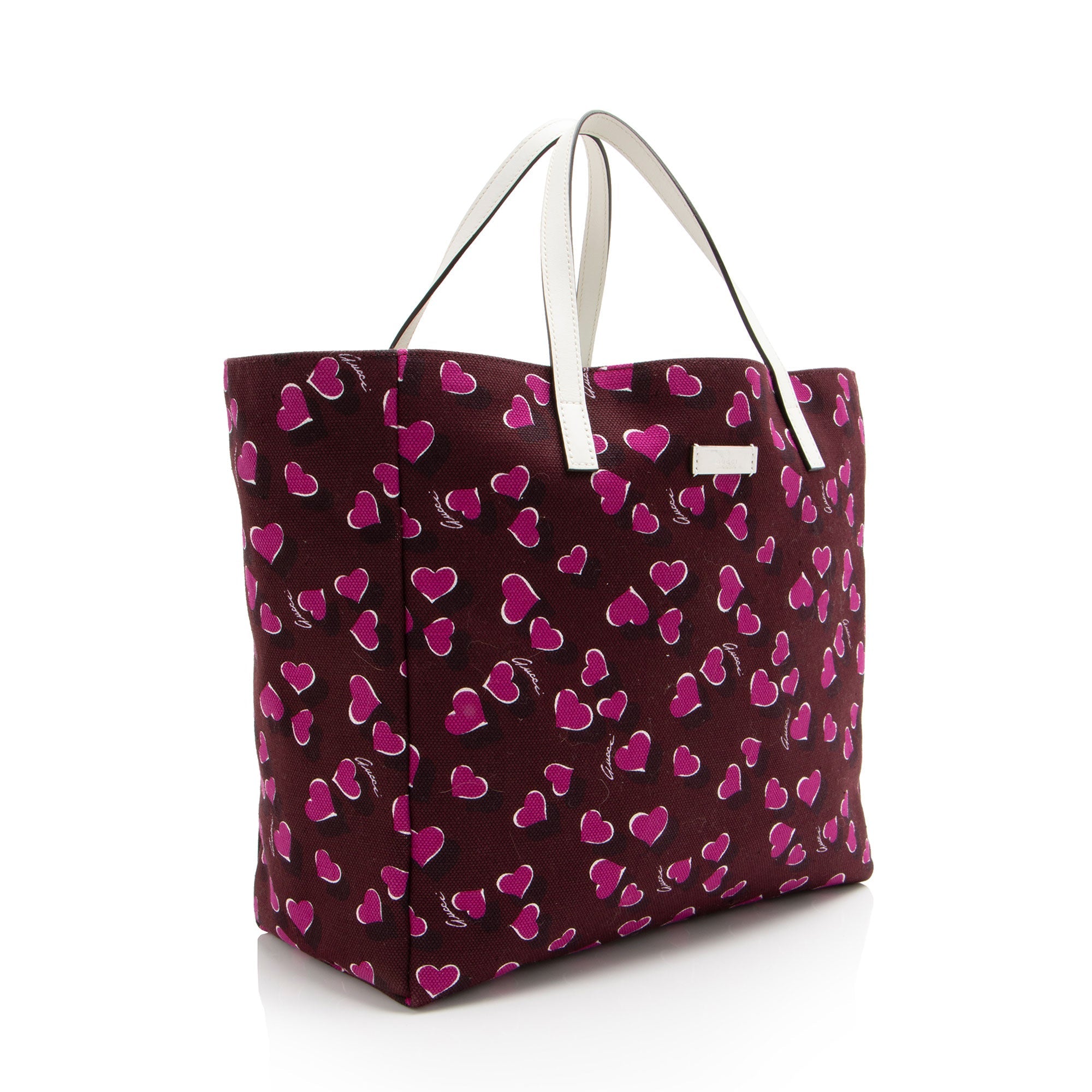 Gucci Heartbeat Canvas Shopper Tote (SHF-Bq2wXL)